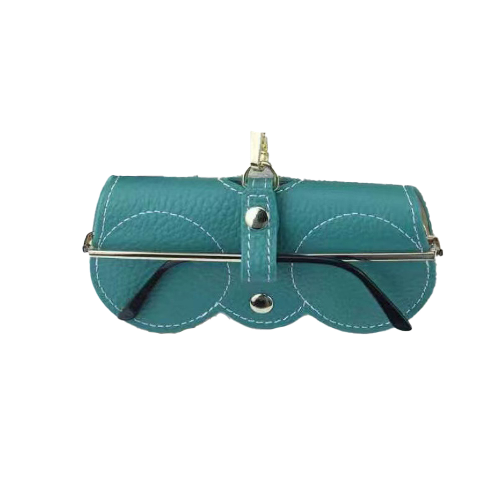Soft Leather Fashionable Sunglasses Case Portable Pouch Clip 13