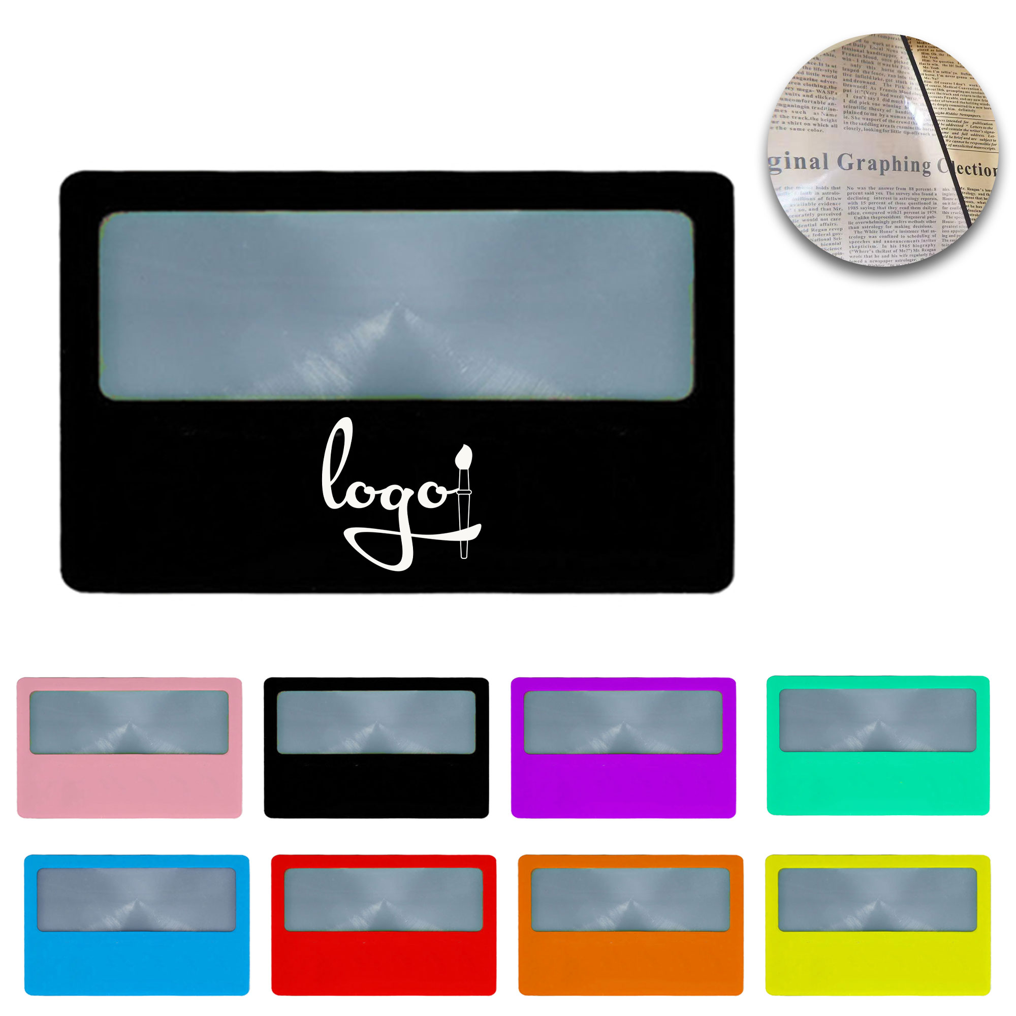 PVC Business Card Magnifier