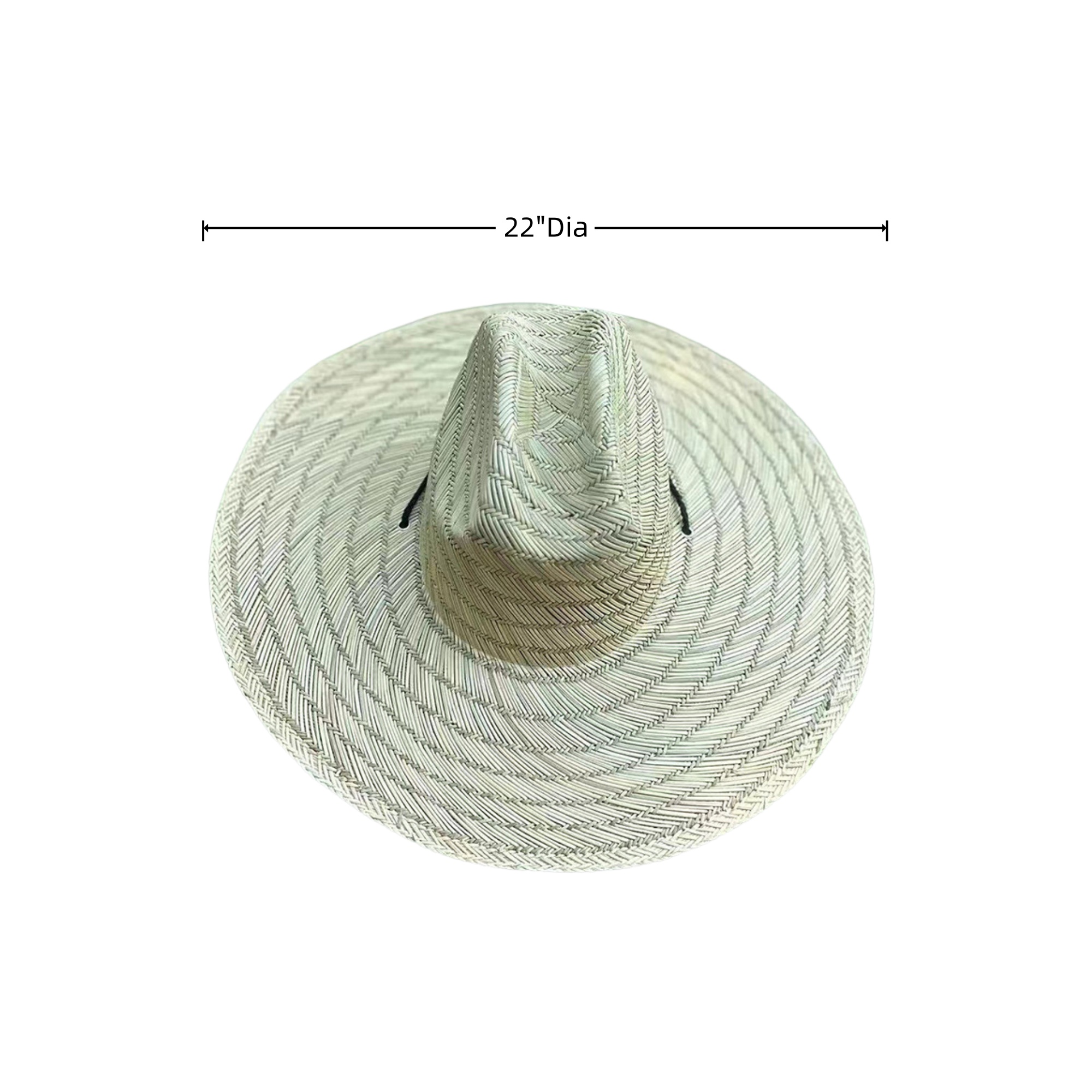 Domestic Straw Hat w/Custom Patch 4
