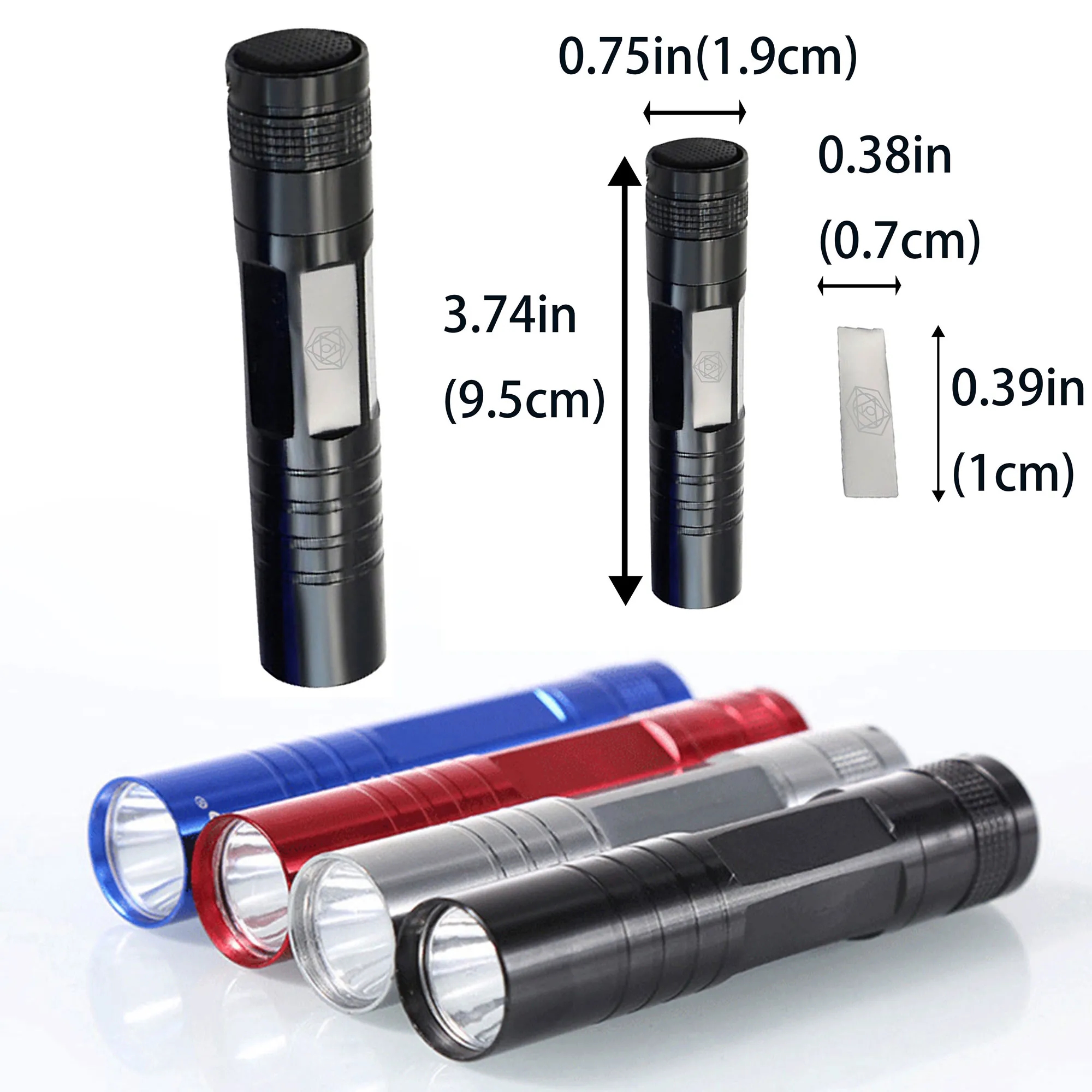 Aluminium Alloy AA Battery Small Portable Flashlight