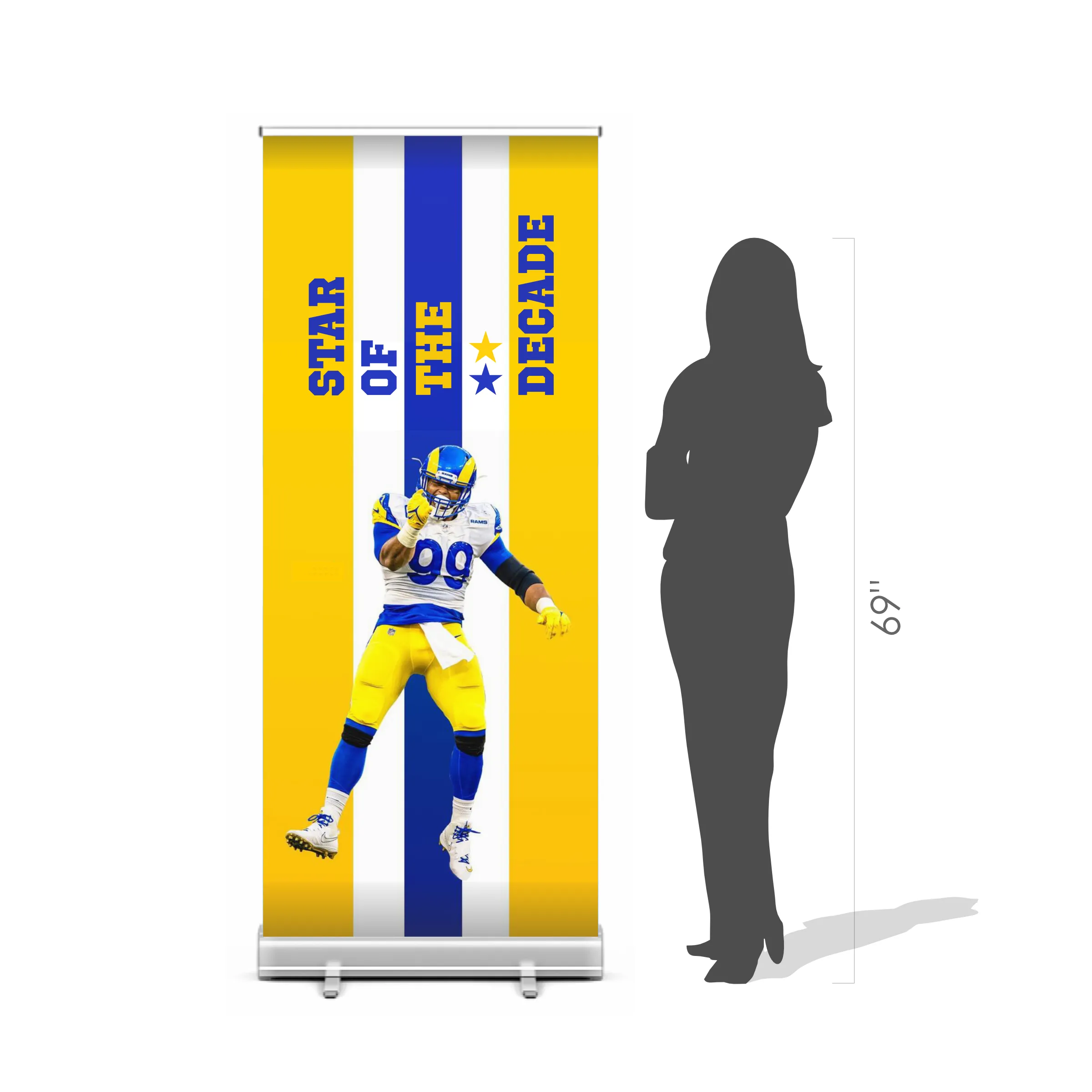 31.5" x 78" Standard Retractable Banner Kit/Product Bundle 13