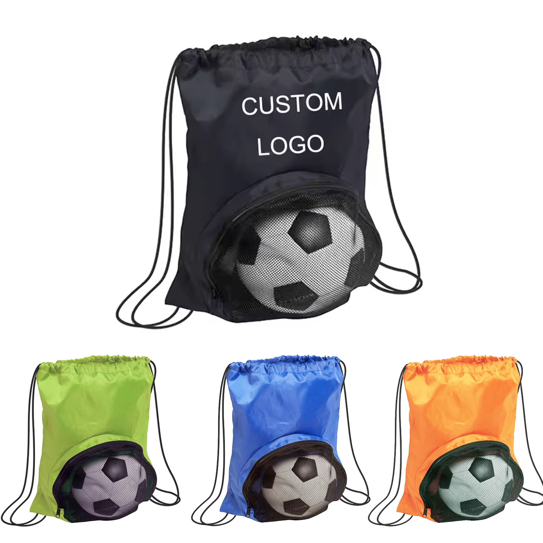 Drawstring Soccer Bag Basketball Backpack 4