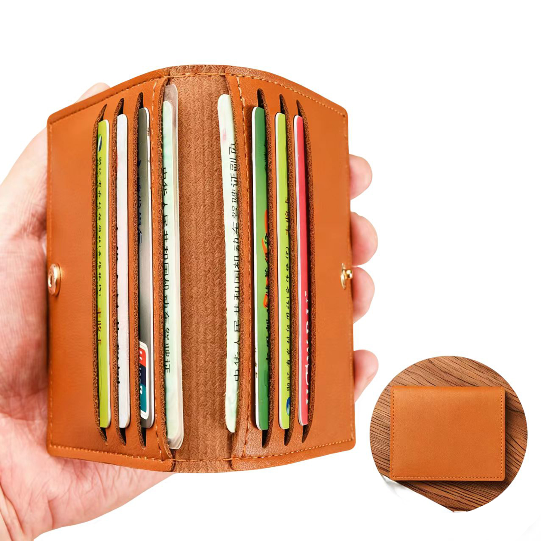 8 Slot Minimalist Slim Card Wallet