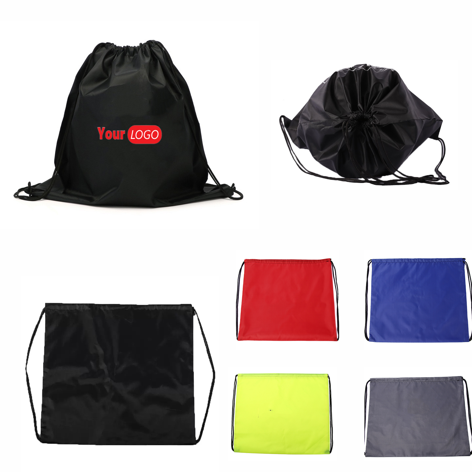Basketball Drawstring Backpack Cinch Bag MOQ 50pcs 2