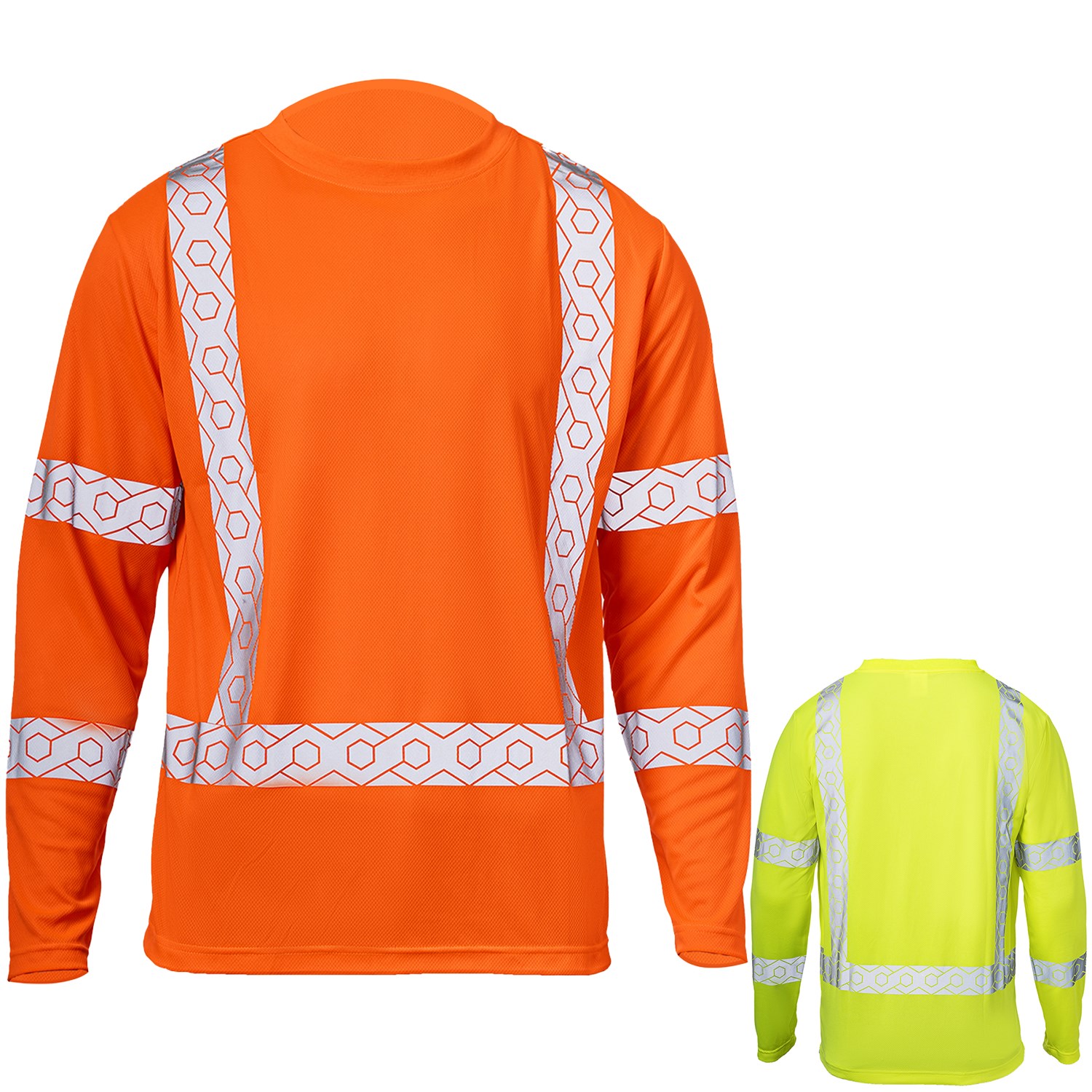 3.8 Oz. Polyester Class 3 Segmented Tape Safety T-Shirt