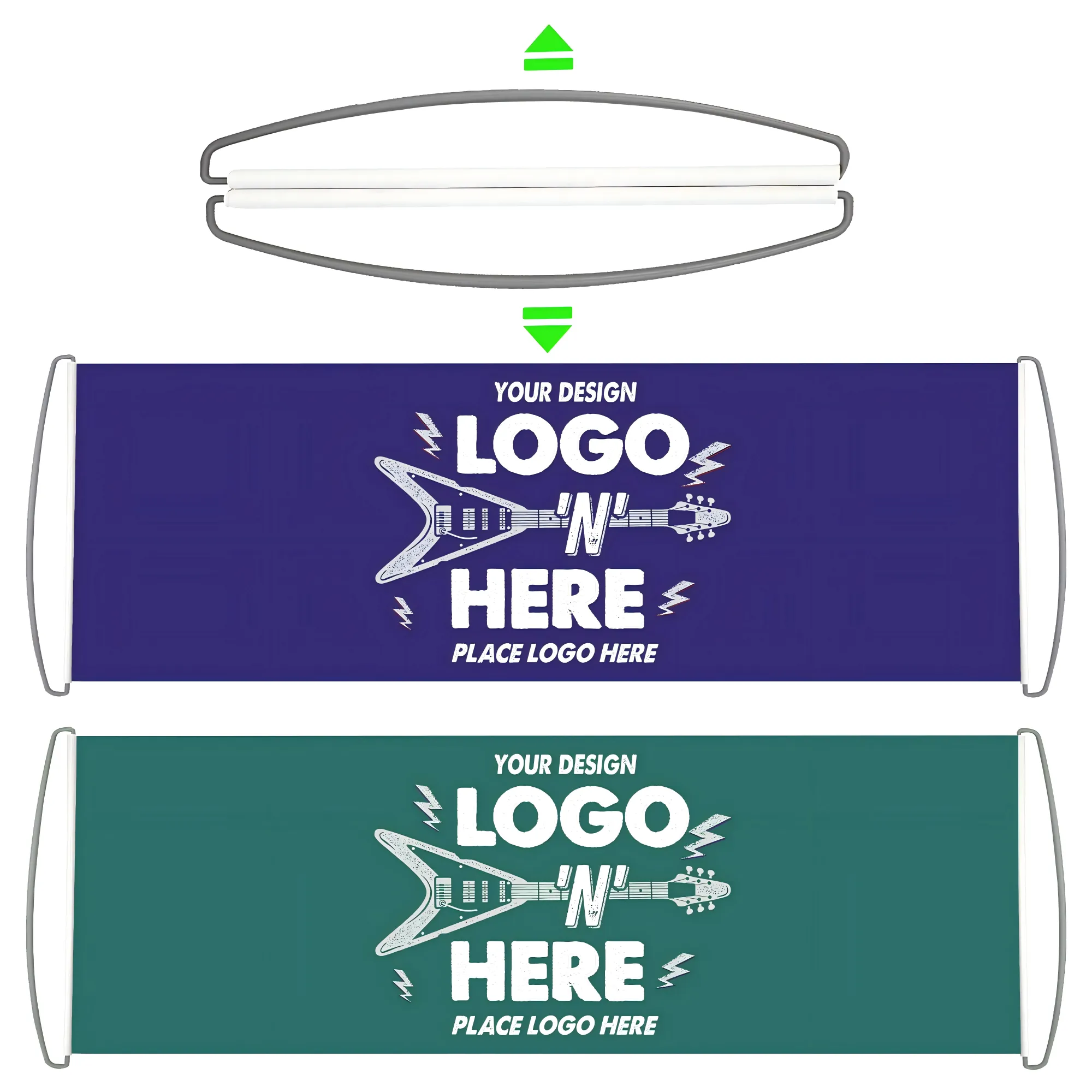 PET Retractable Hand Roll Banner
