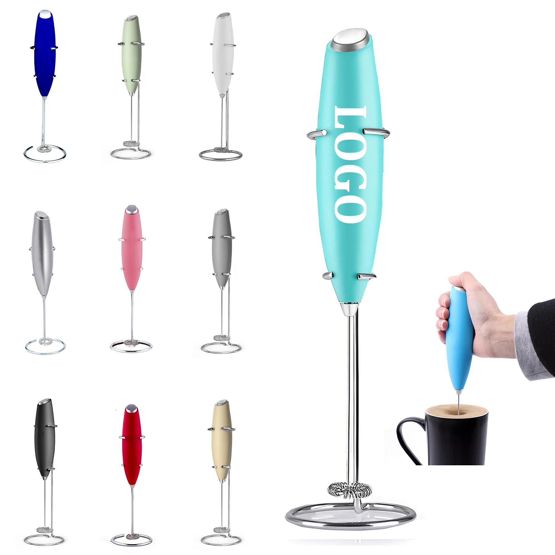Kitchen Powerful Milk Frother Wand 2
