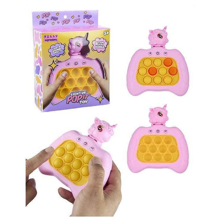 Light Up Pop It Games - Unicorn 3
