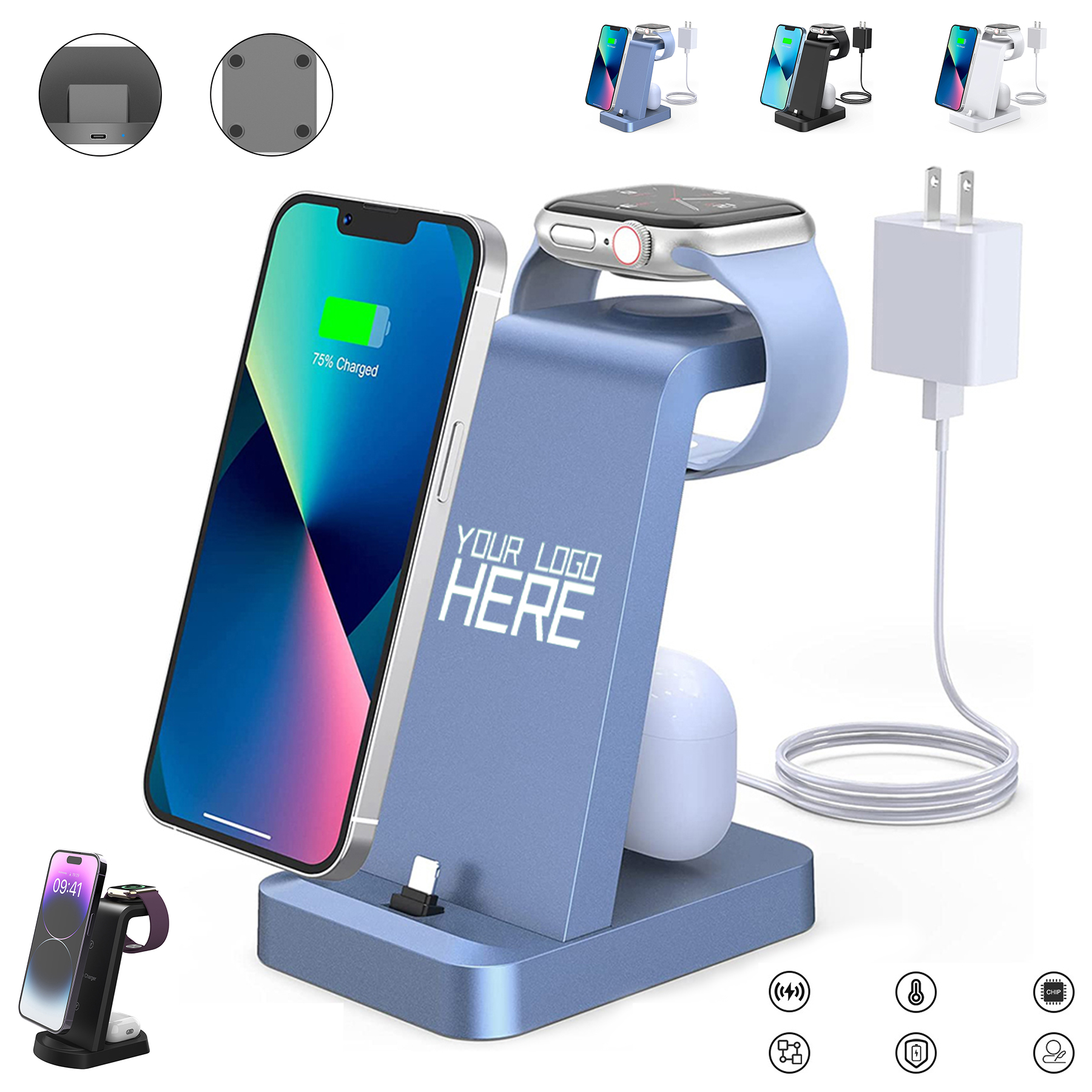 Wireless Charger 3 In 1