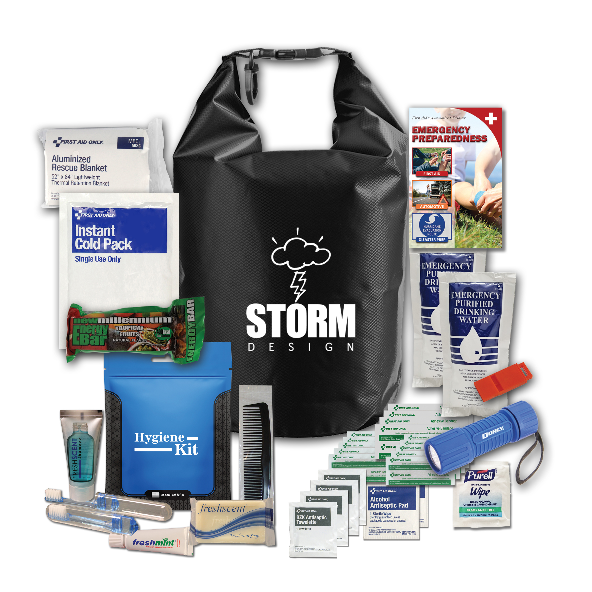Dry Bag Survival First Aid Kit 12