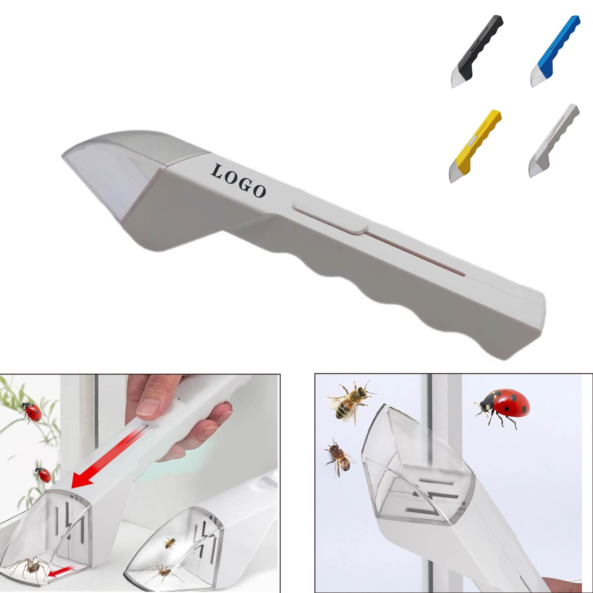 MOQ 10 pcs Handheld Bug Catcher Tool 3