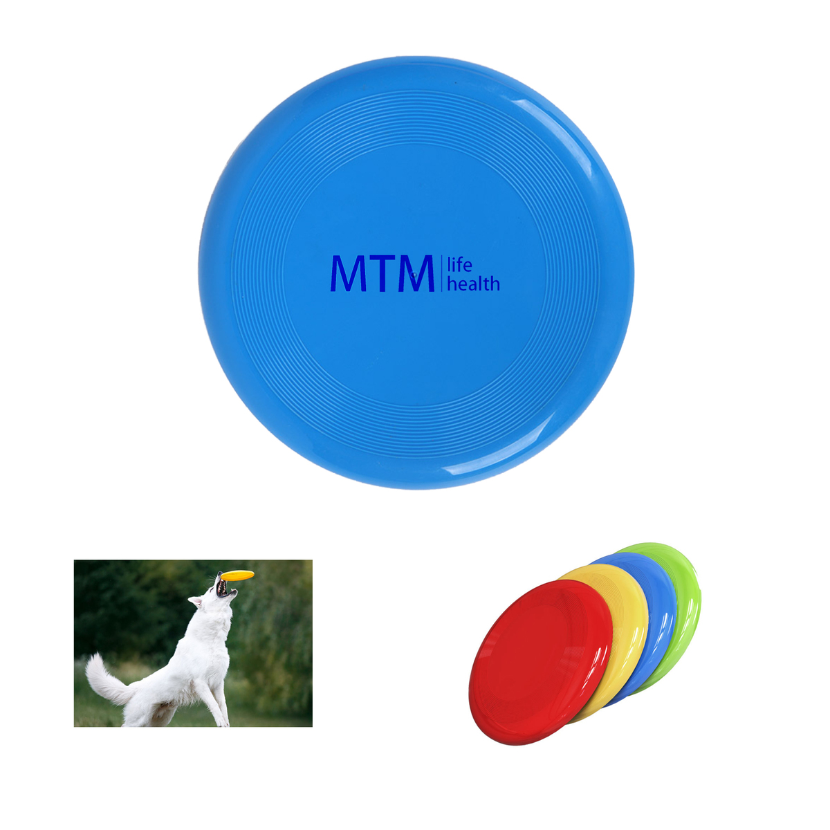 Plastic Flying Disc IPLL809D MDM Branding Powered by Maryland Match