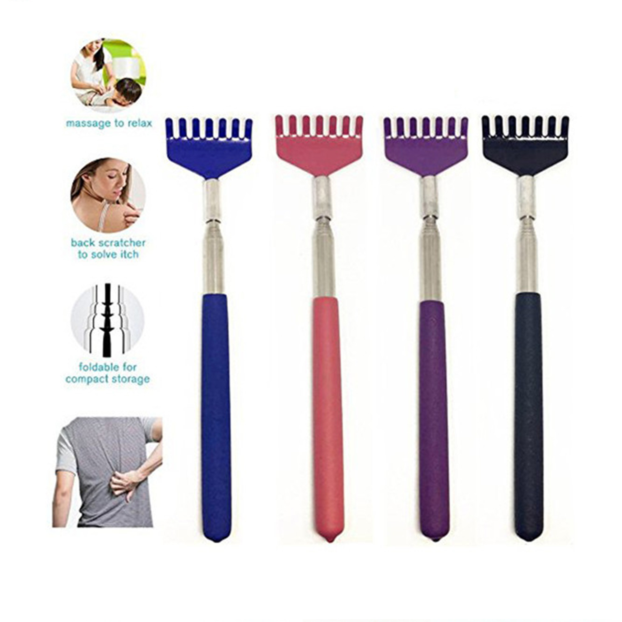 Stainless Steel Telescopic Back Scratcher 3