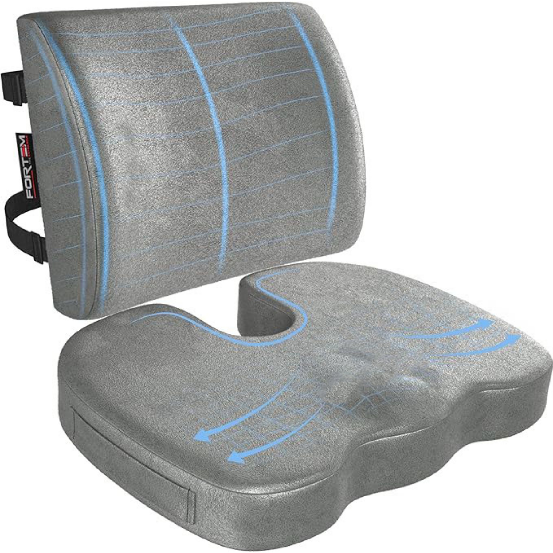 Memory Foam Seat Cushion and Lumbar Support 25