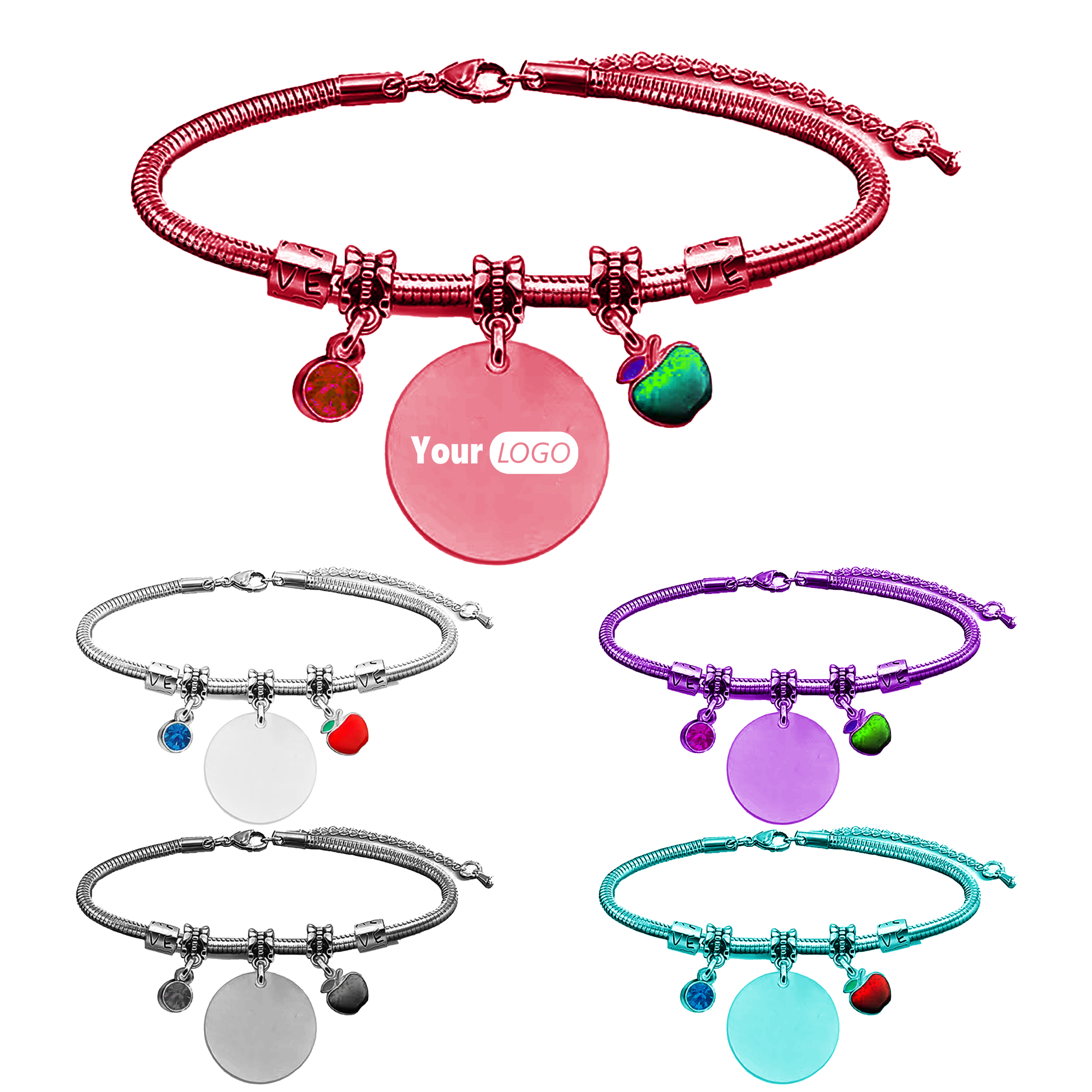 Stainless Steel Personalized Snake Bone Bracelet For Style And Branding 2