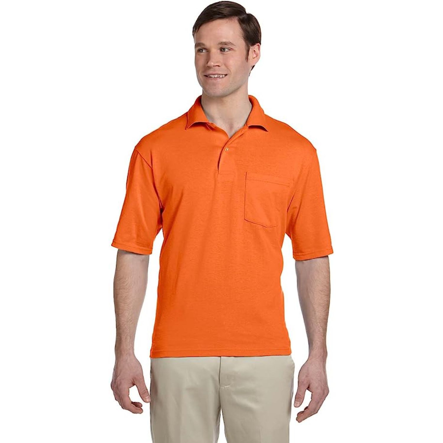 Hi Viz Non-ANSI Safety Workwear Polo w/ Pocket