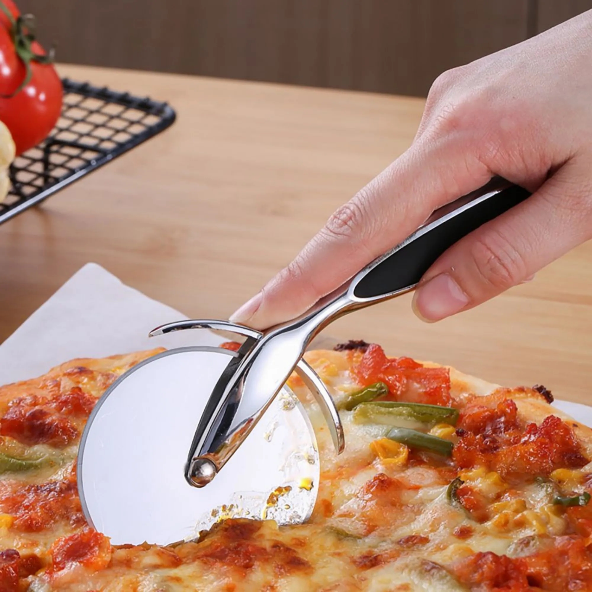 Handy Zinc Alloy Pizza Cutter 6