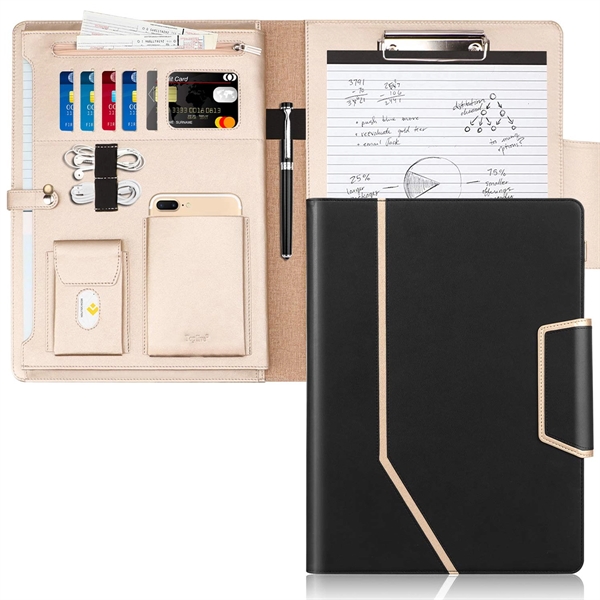Conference Folder Padfolio Leather for bulk branded distribution