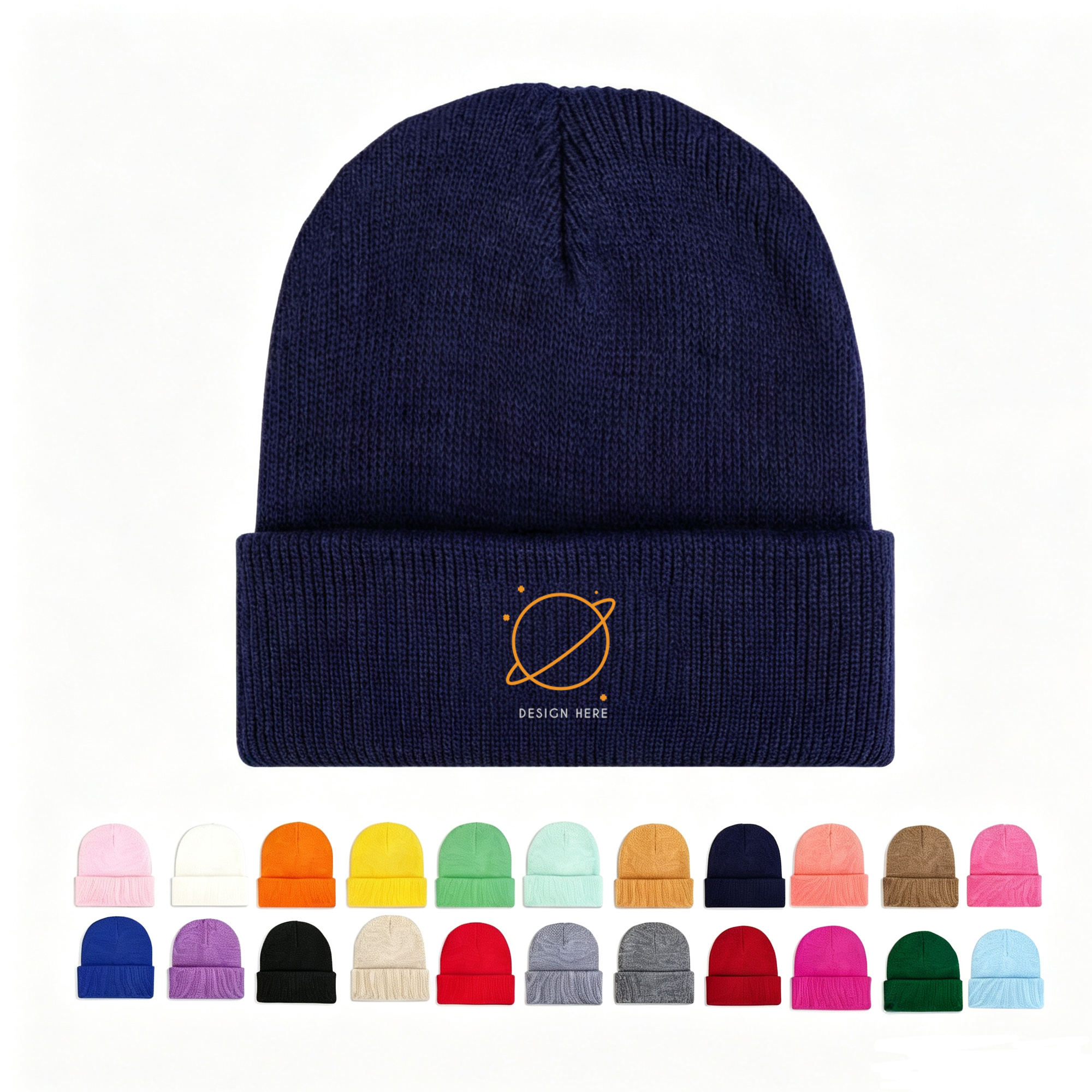 Blank Custom Knitted Beanie 2