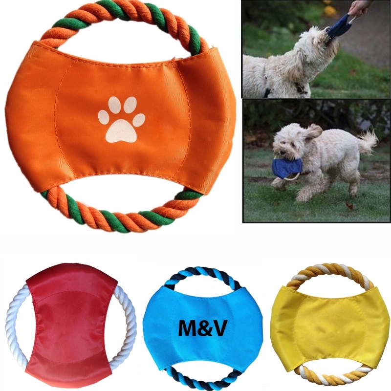 Happy Dog Rope Flyer Flying Disc