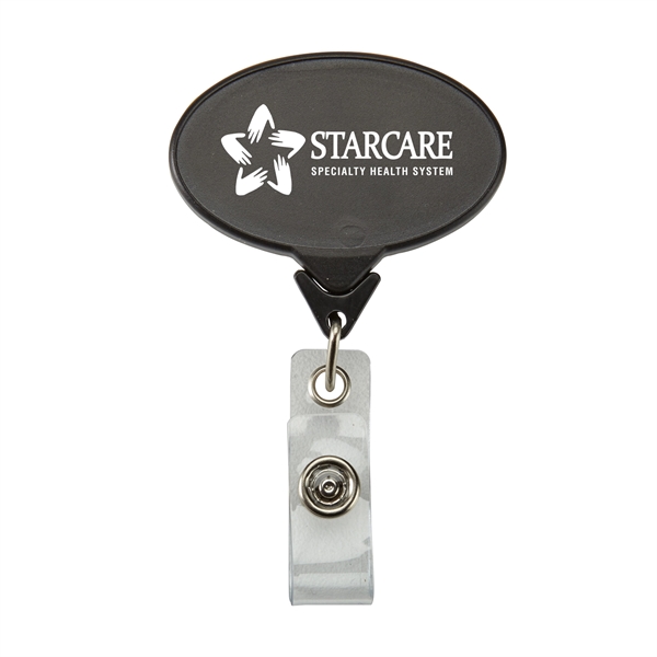 Oval Shaped Retractable Badge Reel