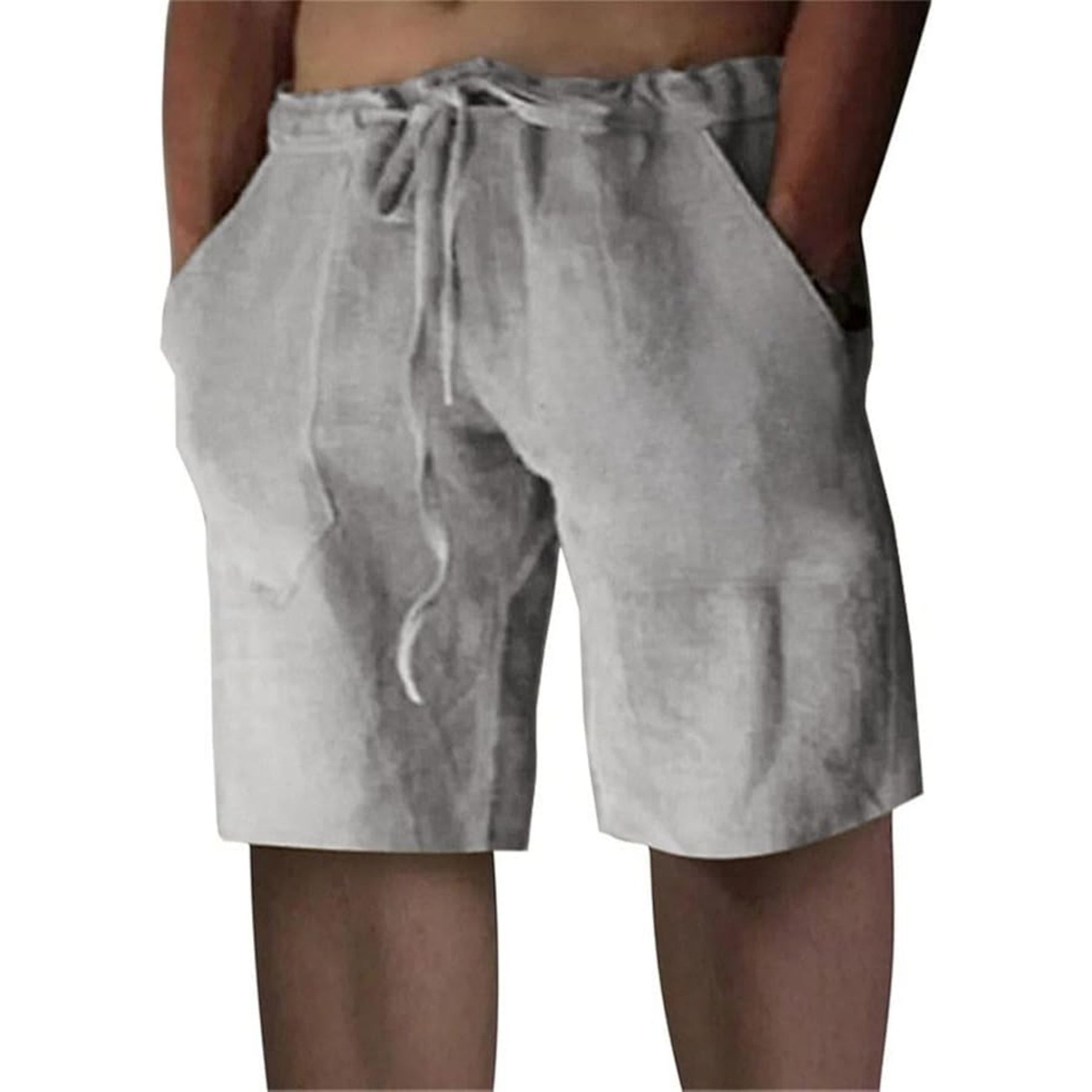 Men Linen Shorts 38