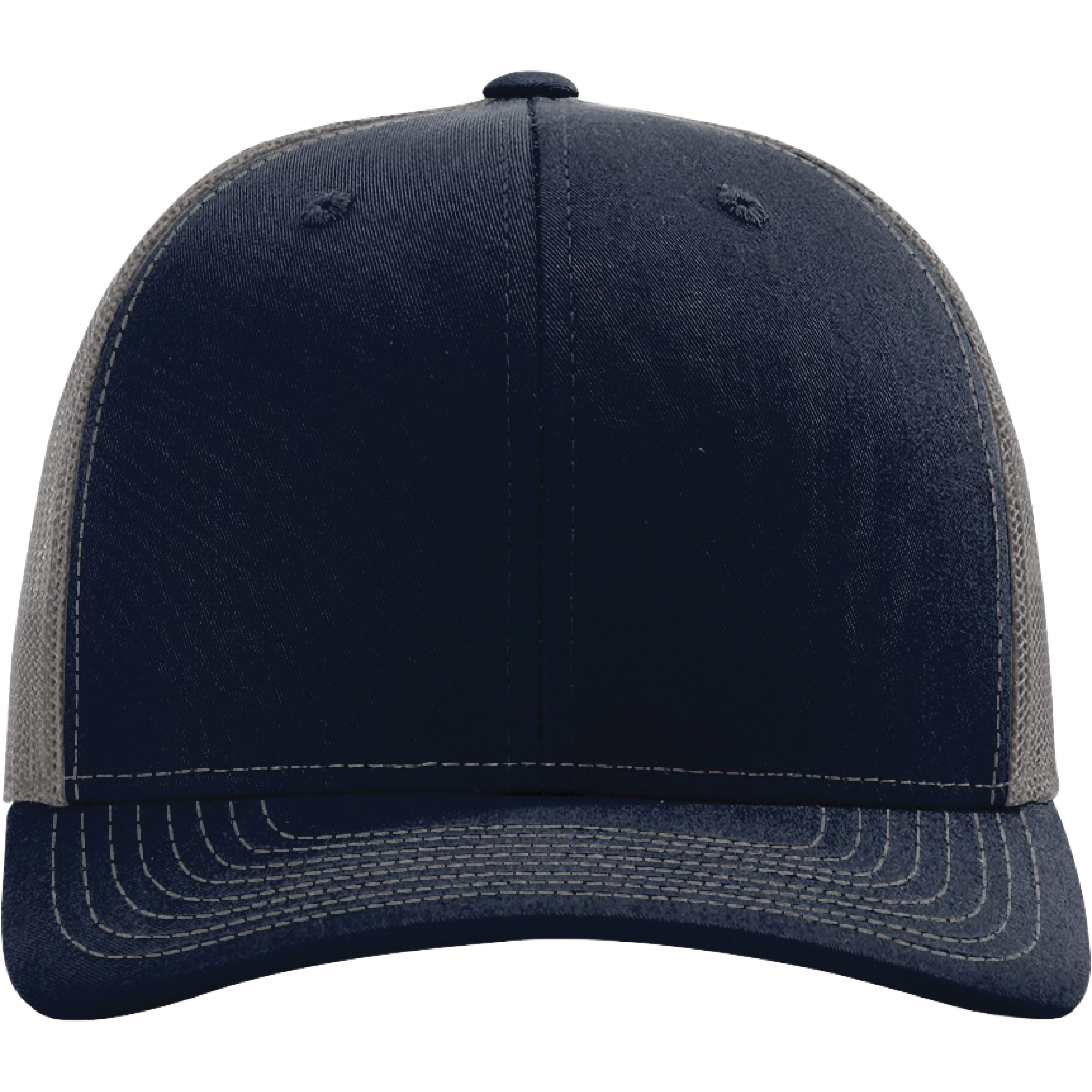 Richardson 112 6-Panel Snapback Trucker Hat w/Leatherette Adhesive Patches or Embroidery 317