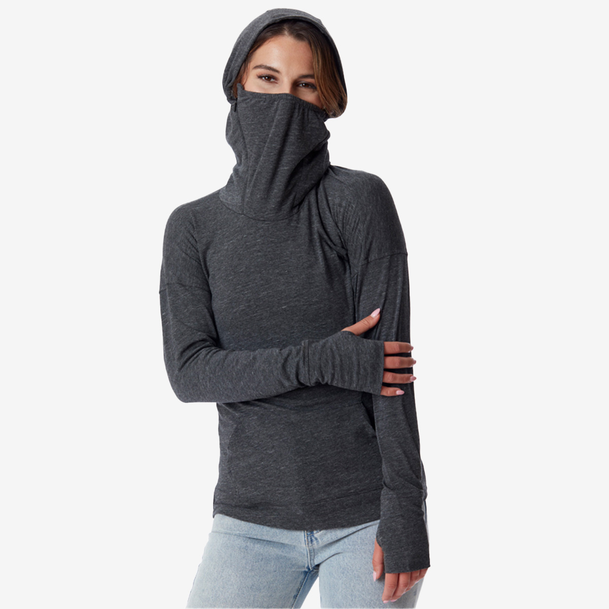 Ladies' Aegis Mask Hoodie 21