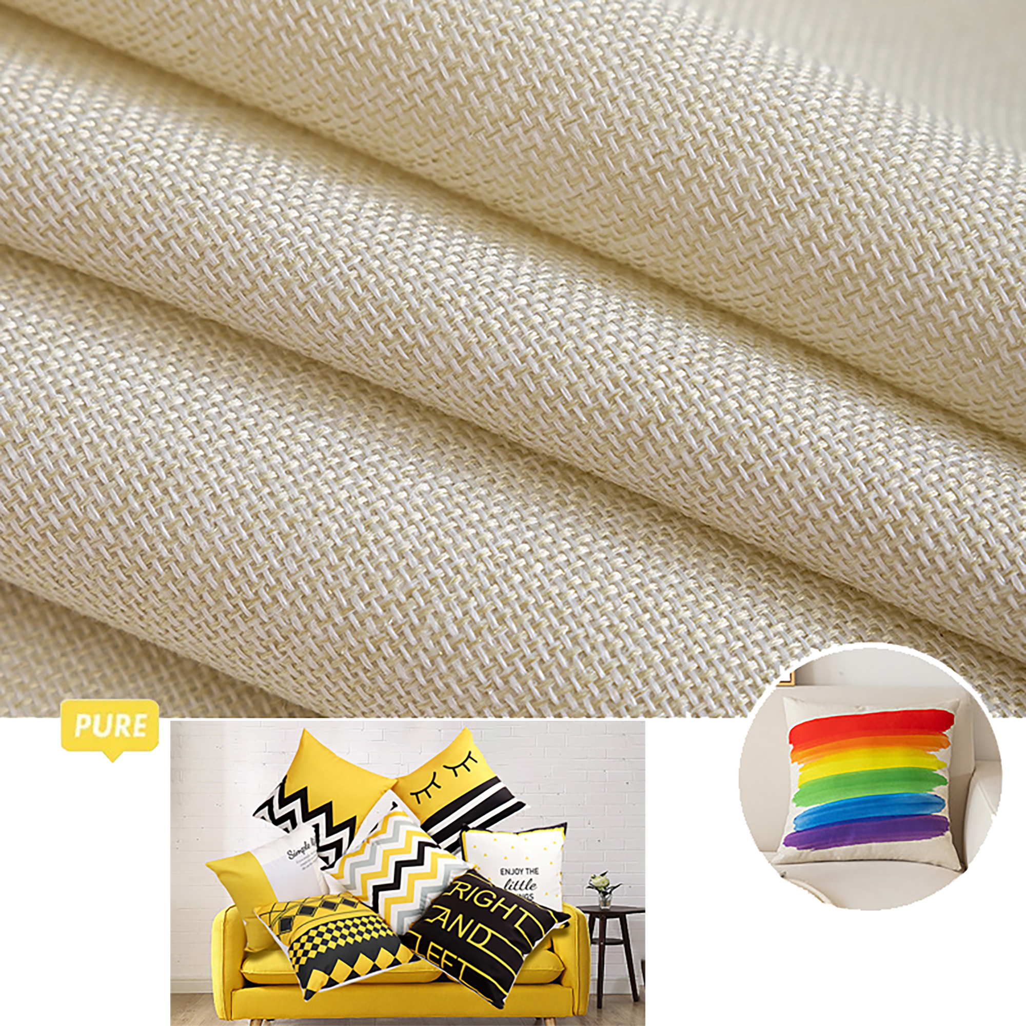 High-Quality Linen Pillowcase with Hidden Zipper 10