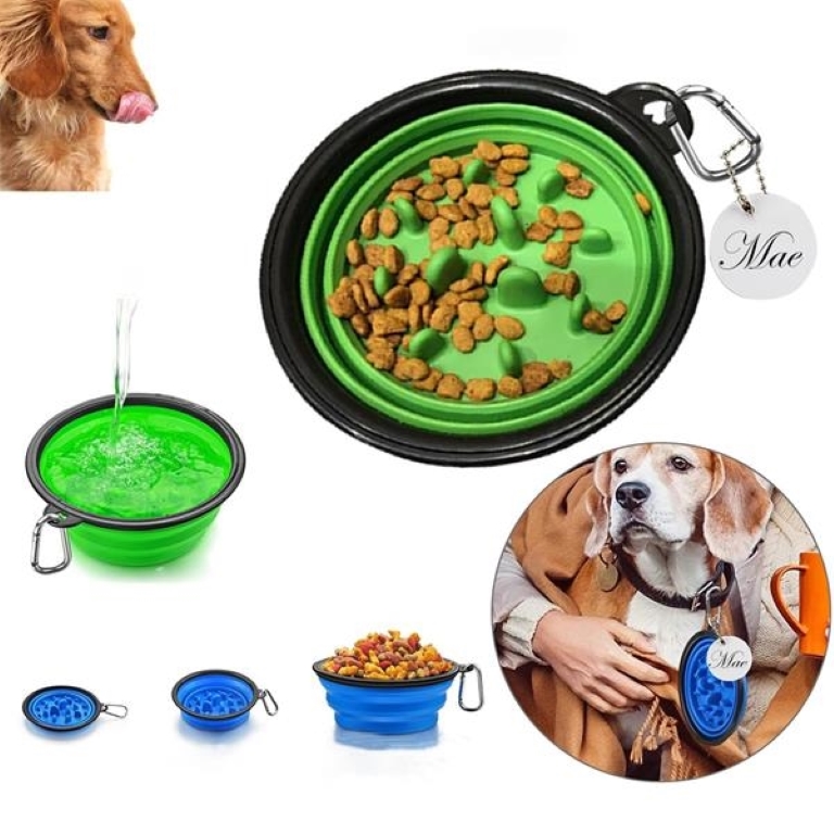 Collapsible Silicone Foldable Pet Bowl