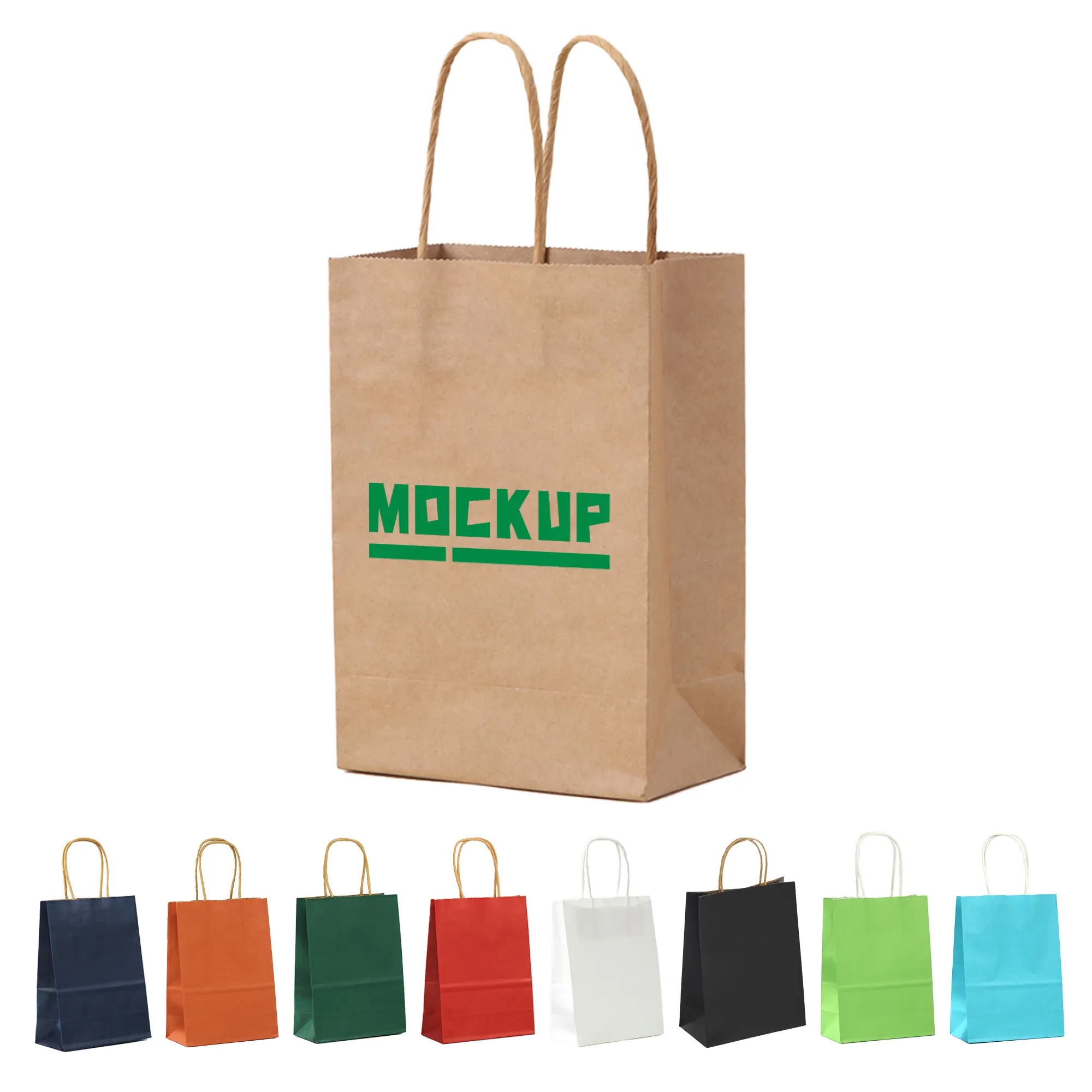 Kraft Paper Gift Bag MOQ 100 PCS 6