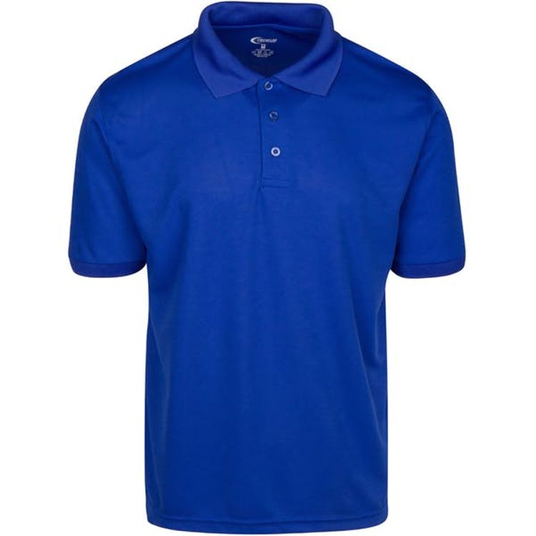 Men's Polo Shirts - Royal Blue XL Moisture Wicking 3