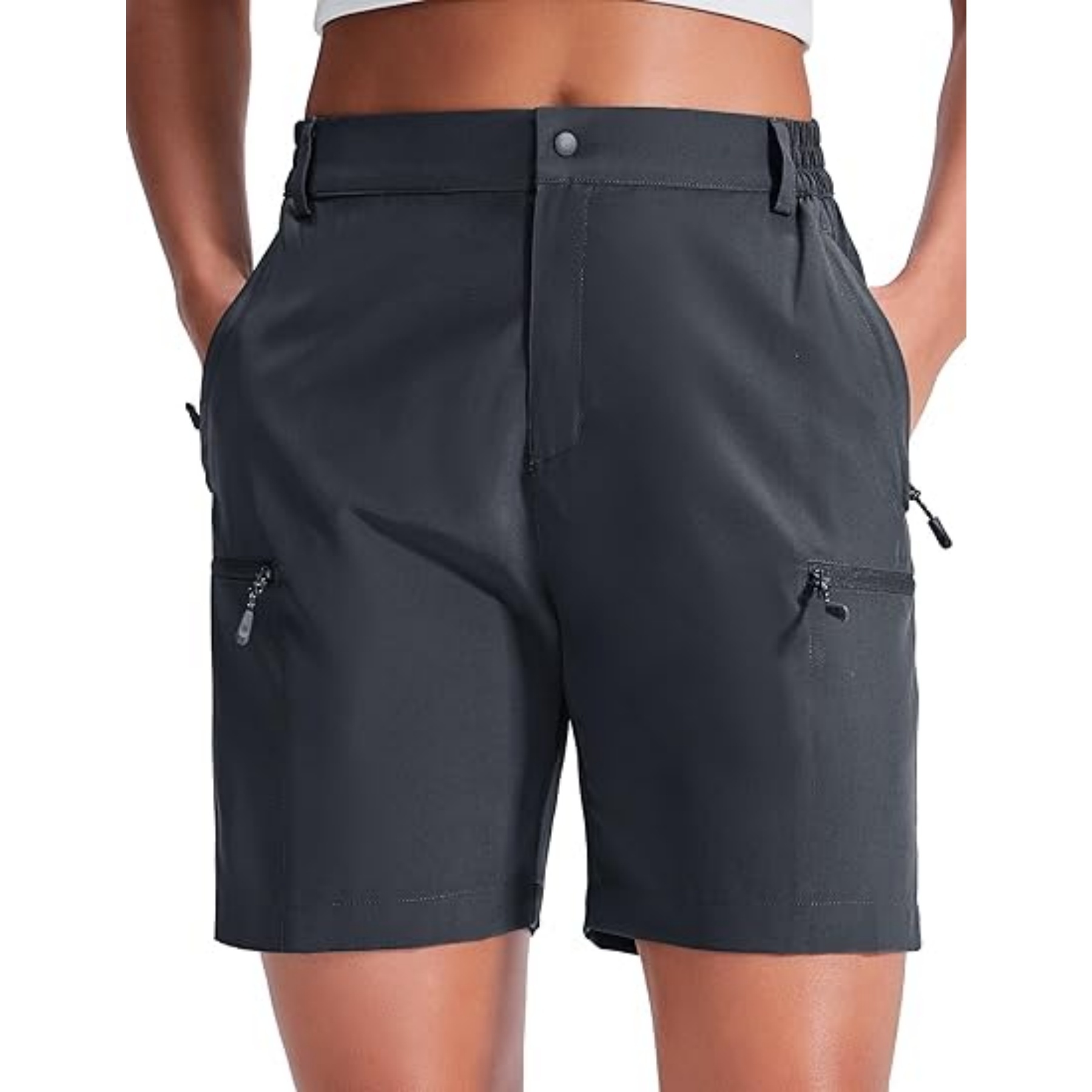 Quick Dry Lightweight UV Zipper Cargo Shorts 23