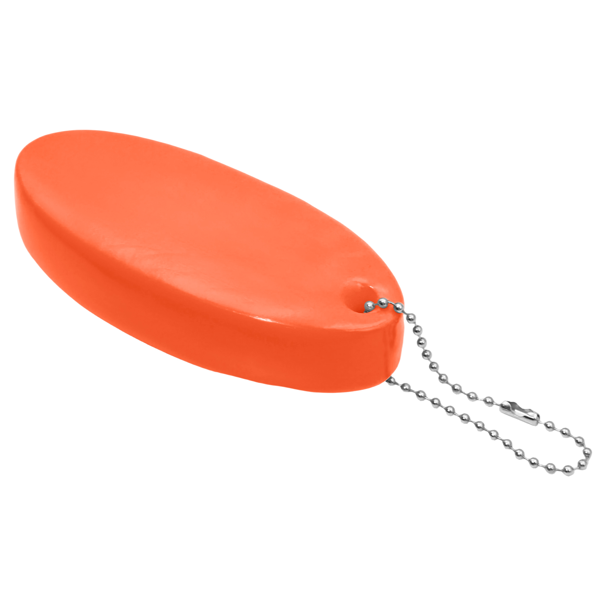 PU Oval Foam Floating Keychain 3