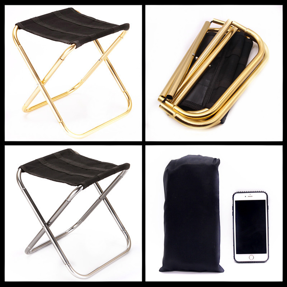 Triangle Aluminum Alloy Fishing Stool