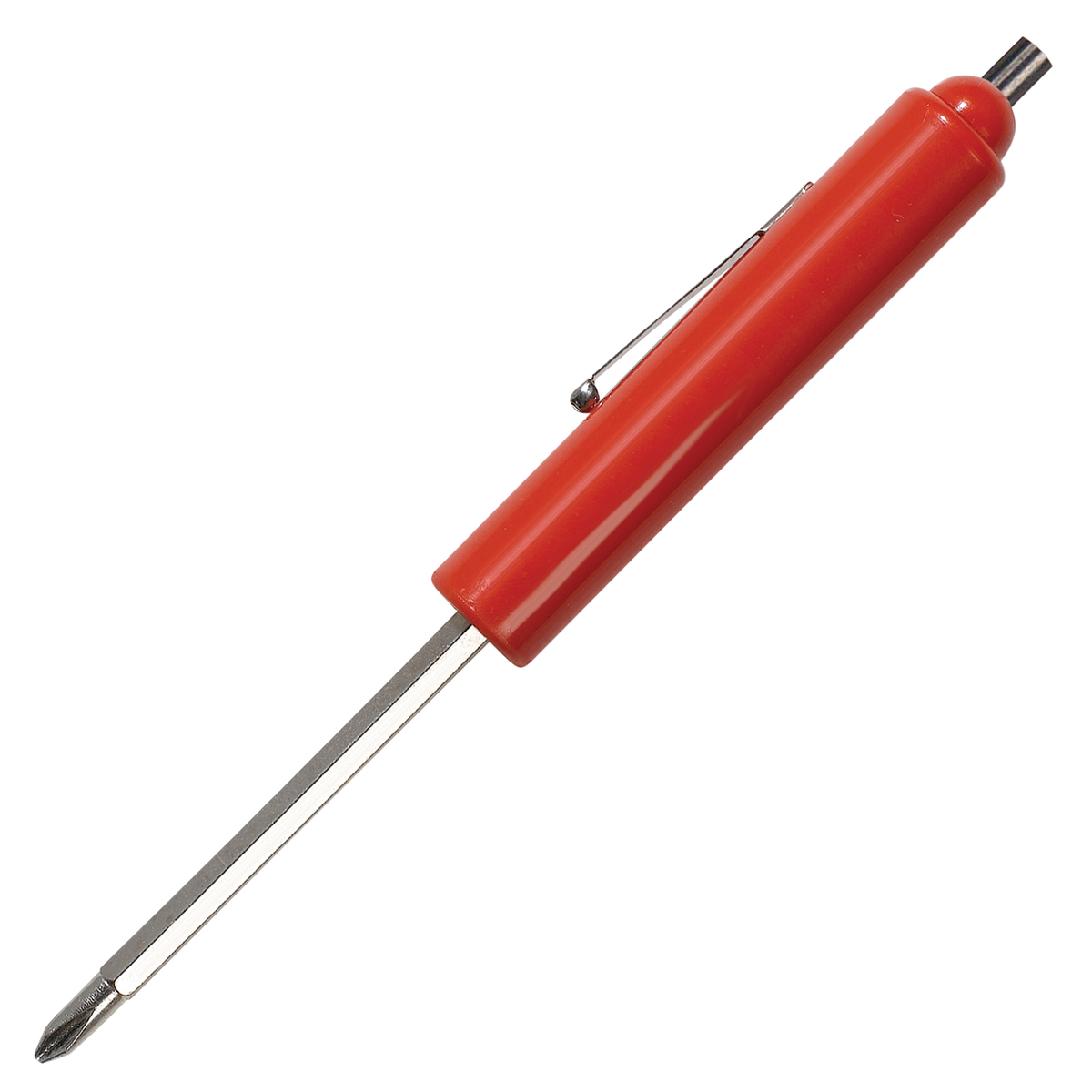 Jumbo Pocket Screwdriver Reversible 3/16" Flat Tip & 1 Phillips