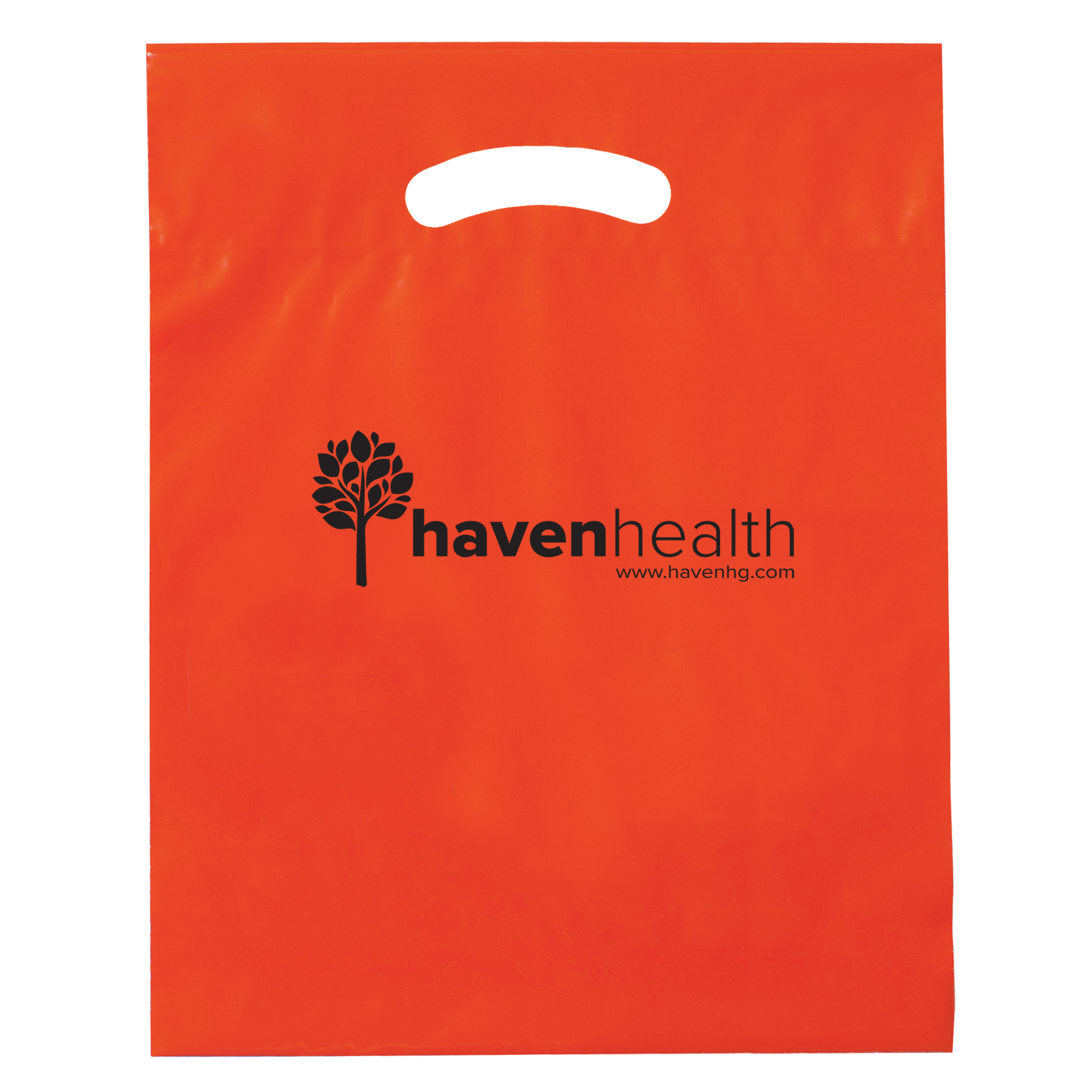 Fold Over Reinforced Die Cut Bag 28