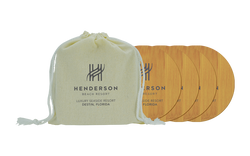 Round Bamboo Coaster Kit