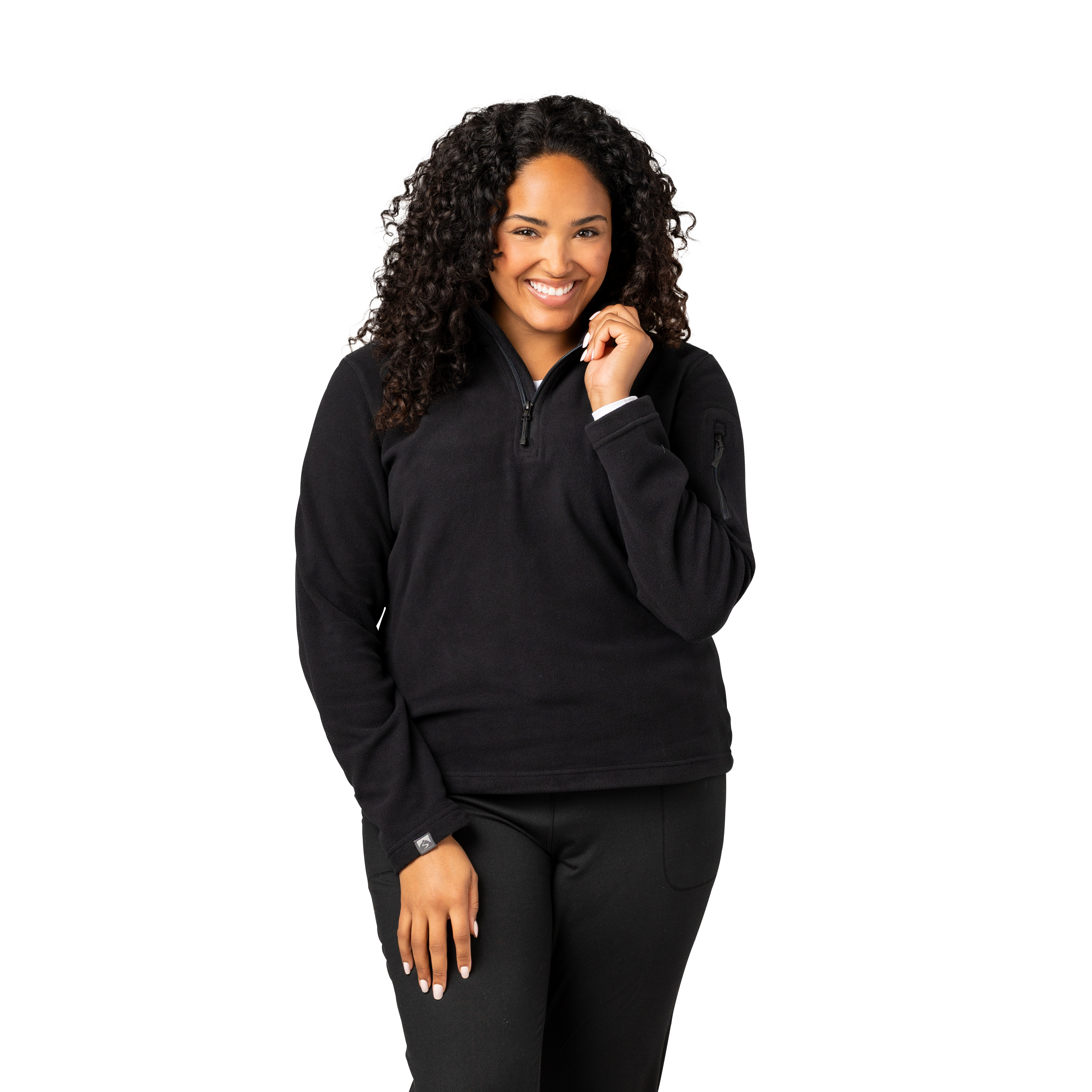 Storm Creek Women's Fireside Fleece Microfleece Quarter Zip
