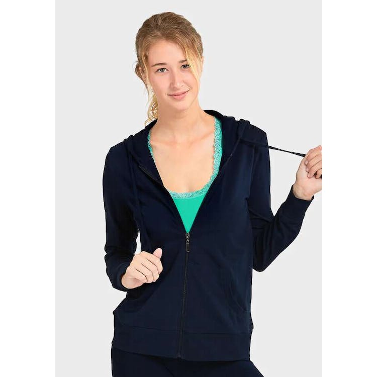 Women's Plus Size Jersey Zip-Up Hoodie Jackets - 2X 3