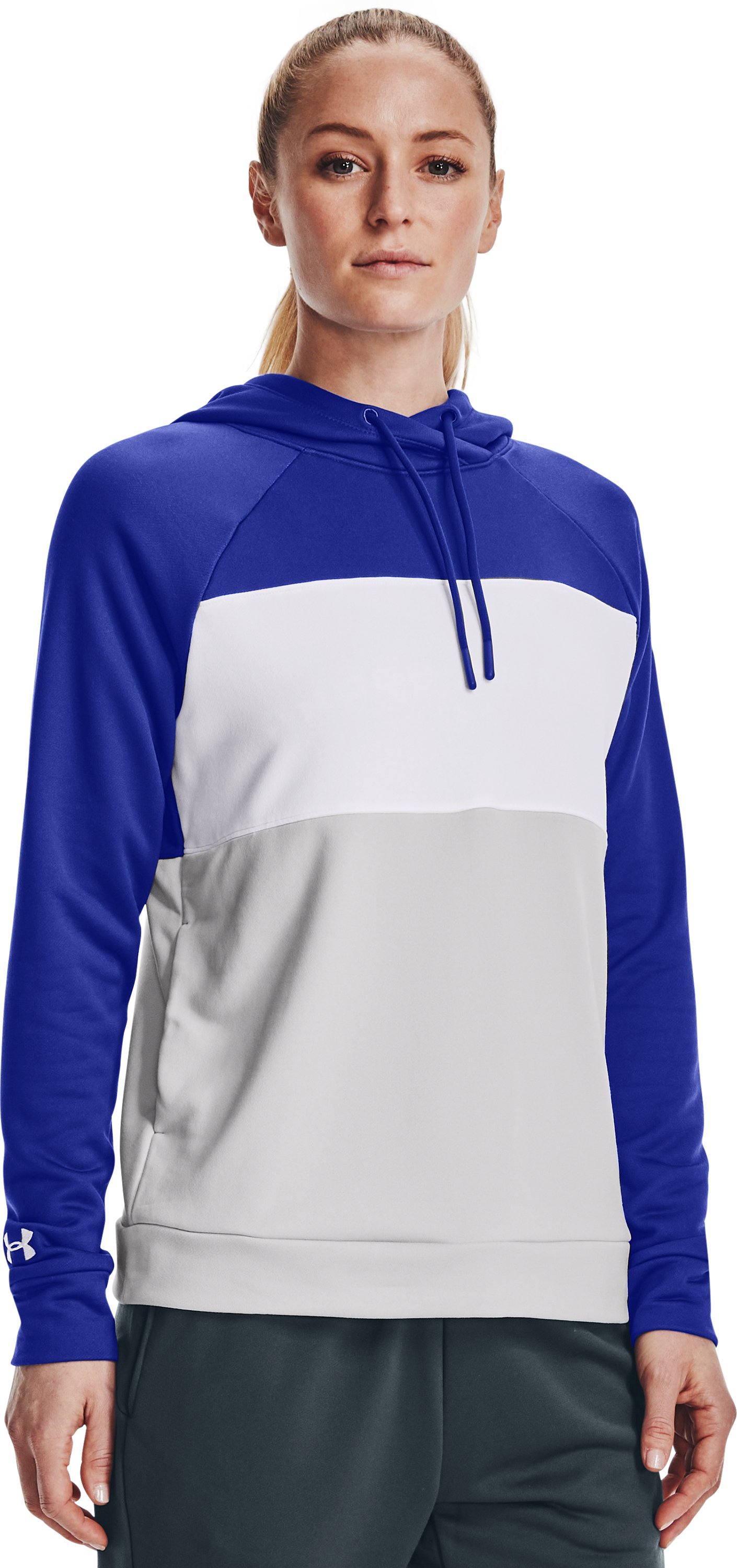 UA Qualifier Fleece Blocked Women's Hoodie 28
