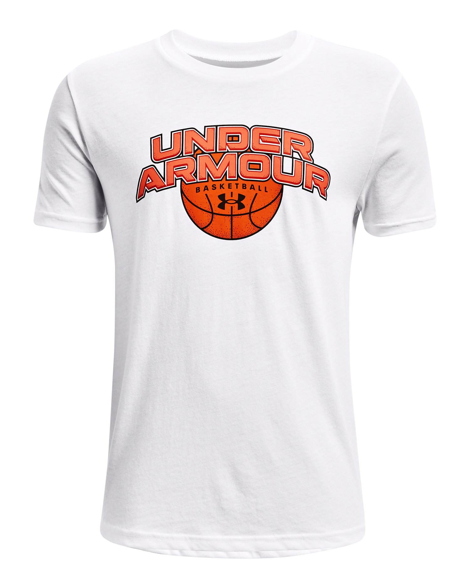 Boys' UA Basketball Wordmark Short Sleeve  3