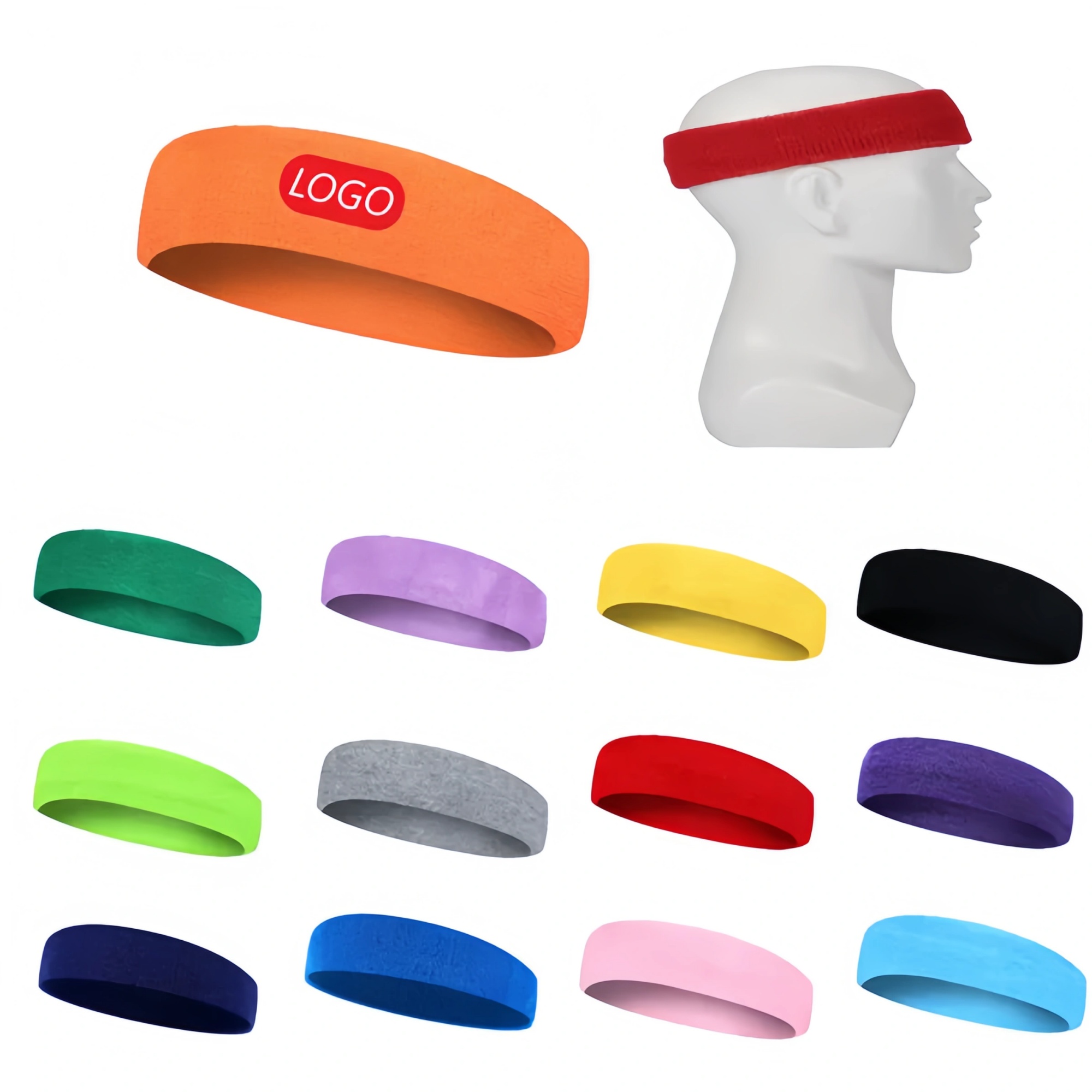 MOQ 20 Sport Head Sweatband 2