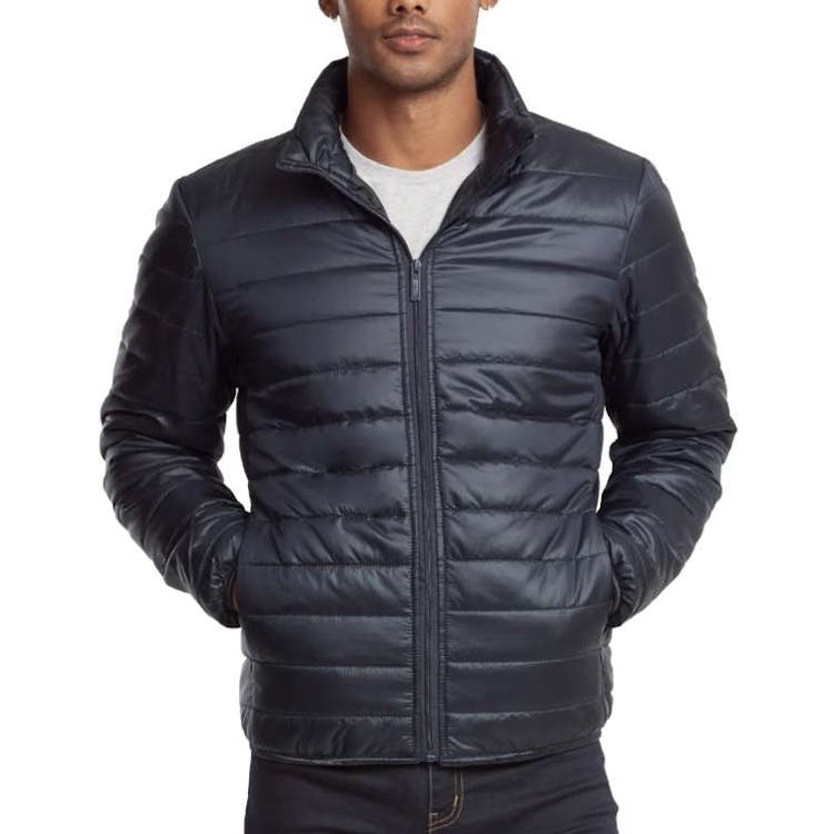 Men's Lightweight Puffer Jackets - Medium Navy
