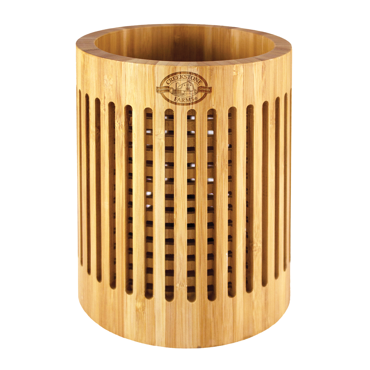 Totally Bamboo Lattice Utensil Holder