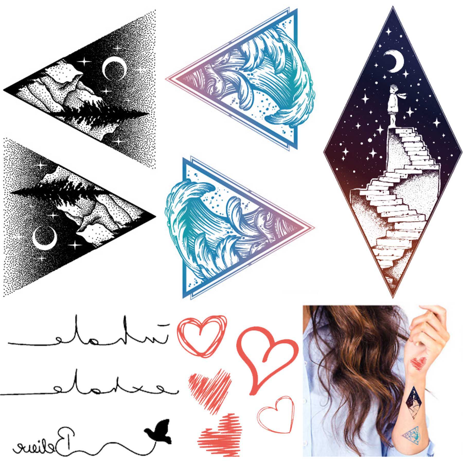 2"x 2" Custom Temporary Tattoos