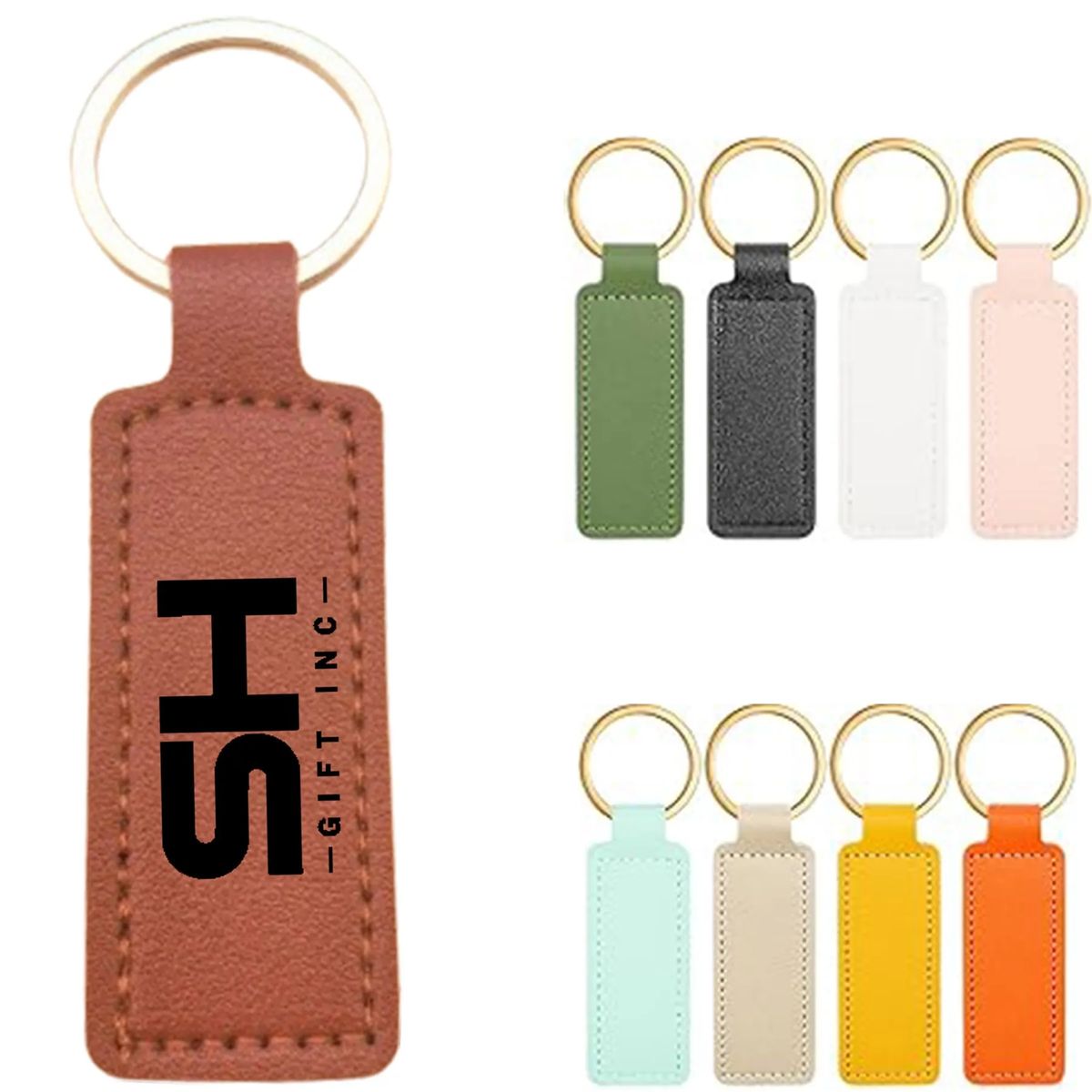 Personalized Leather Keychain