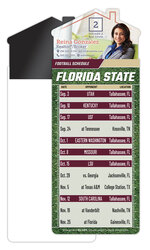 Magna-Card House Shape Magnet Football Schedules (3.5x9)
