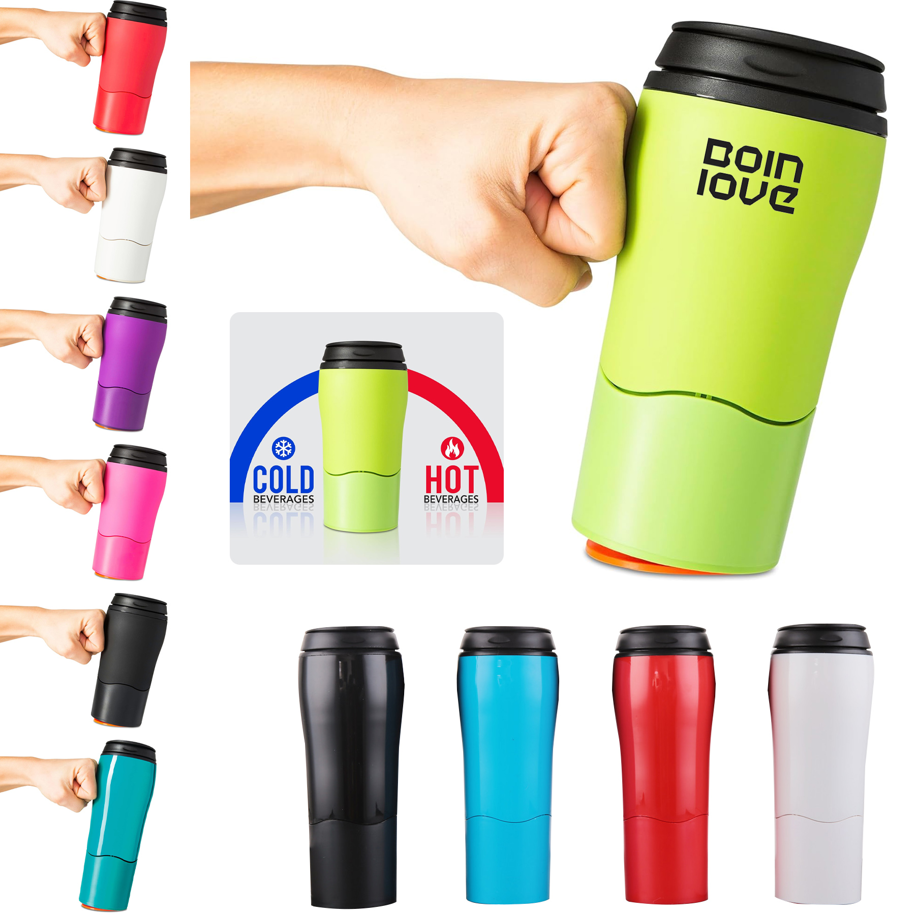12oz/16oz Plastic Travel Mug 5