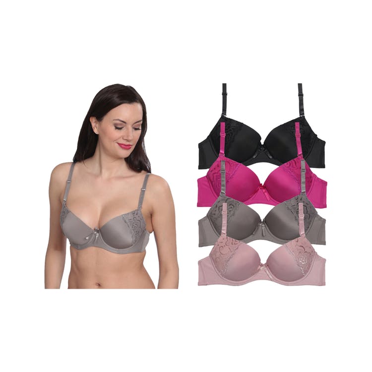 Women's Underwire Bras - Lightly Padded Size 34B-38C 2